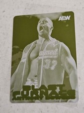 AEW 2025 Upper Deck Metal Anthony Bowens Blast Furnace Printing Plate 1 of one