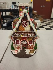 Gingerbread House Decoration Candy House Village Display Holiday Decor 7.5" Tall
