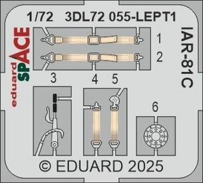 Eduard 3DL72055 1/72 IAR-81C Space Für IBG