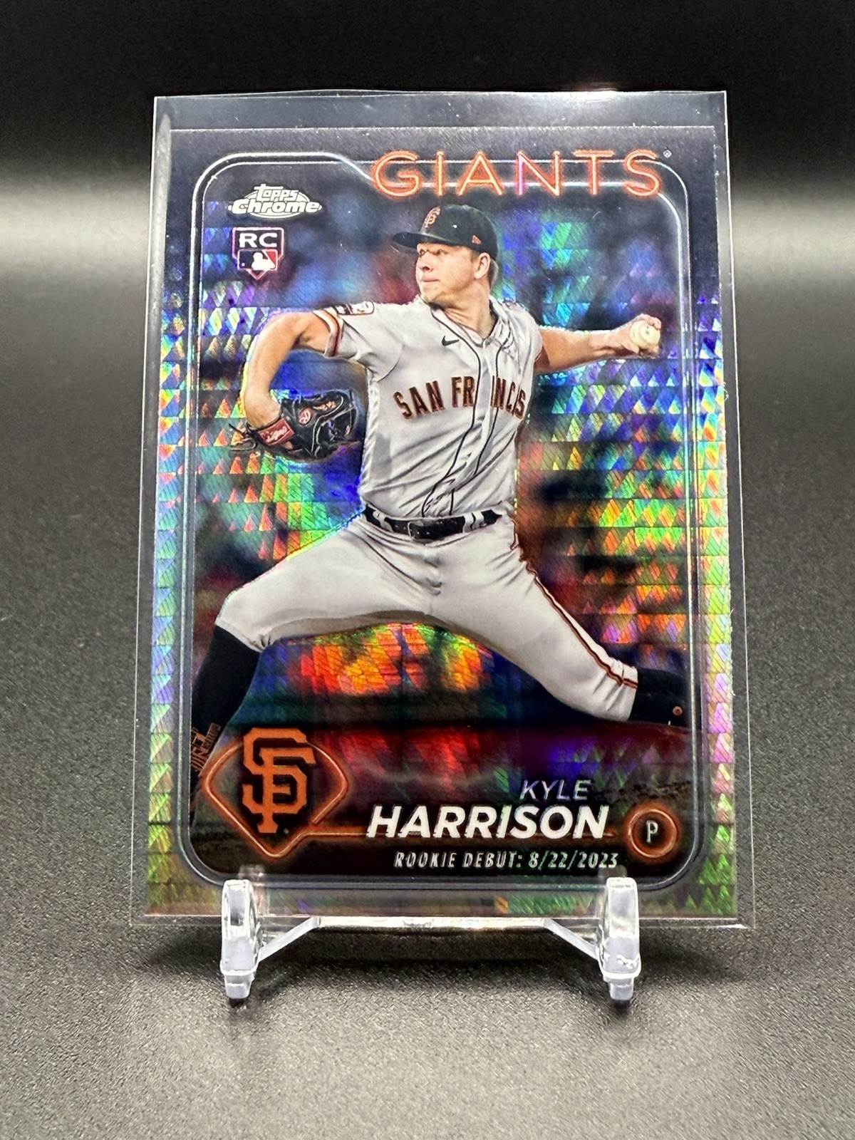 #USC157 Kyle Harrison Rookie Debut Prism Refractor (RC) 2024 Topps Chrome Update