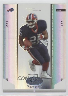 2004 Leaf Certified Materials Mirror White 102/150 Travis Henry #16 1x1