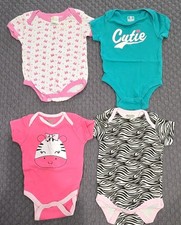 Baby Bodysuit Size 3-6 Months set of 4
