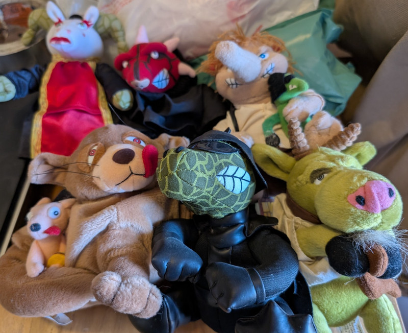 Farce Wars The Fantom Meanies Lot Of 6 Beanies Plush Toys