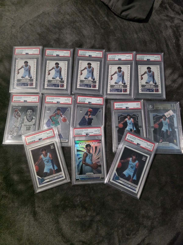 2019 Ja Morant Rc Lot All Graded
