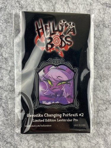 Helluva Boss Verosika Changing Portrait #2 Limited Edition Lenticular Pin