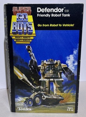 Super GoBots Defendor 31 Robot Tank Vintage 1984 Unused MIB Excellent Condition 