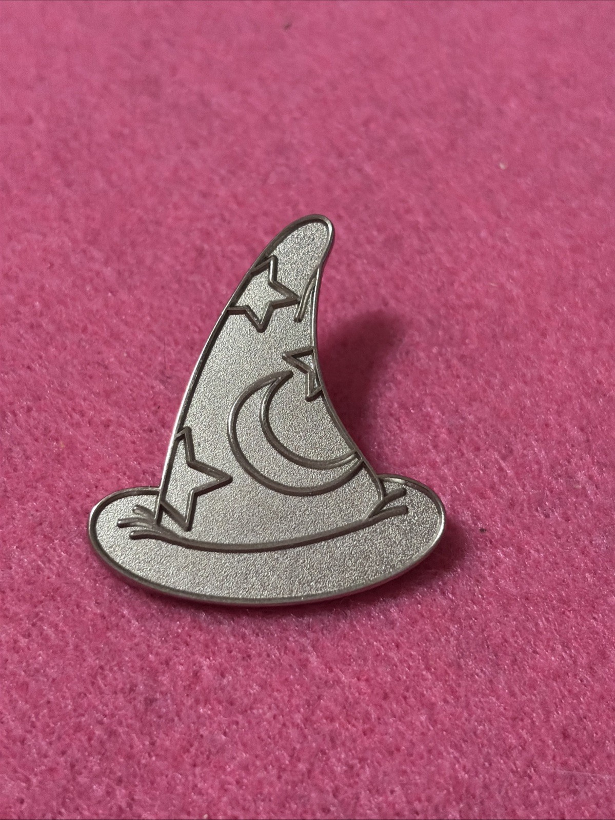 Disney 2001 Silver Sorcerer Mickey Hat Pin 
