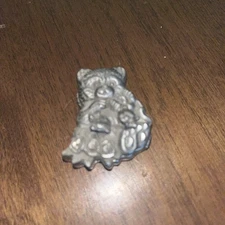 Vintage Torino bear Pewter Tone Brooch Pin Mini bear Stud Earrings 3 Piece Set