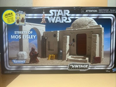 Star Wars Vintage Collection Streets of Mos Eisley Playset w/ Jawa Figure Hasbro