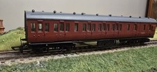 Dapol E41 57 Comp Unlined BR Crimson OO Gauge Coach Model Railway NOS