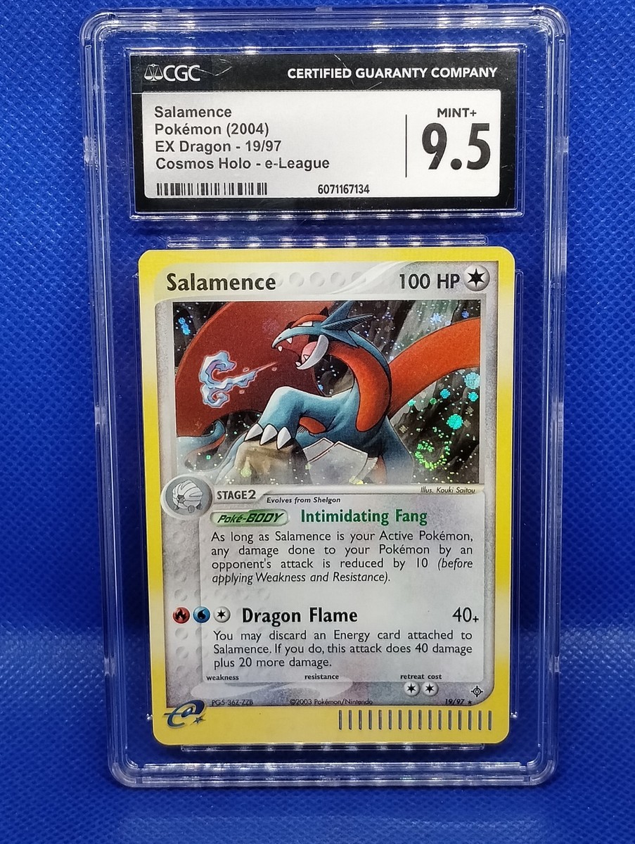 2004 POKEMON EX DRAGON COSMOS e-LEAGUE HOLO 19/97 SALAMENCE CGC