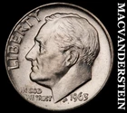1963-D Silver Roosevelt Dime - Lustrous Choice Gem Brilliant Uncirculated #i4763