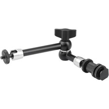 CAMVATE Versatile 9" Articulating Magic Arm with Shoe Mount, Black Knob