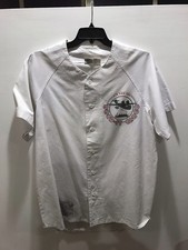 Koszulka baseballowa Nike męska duża biała guzik przód najemnicy fracht
