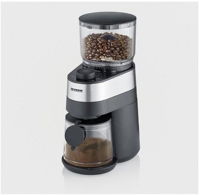 Severin KM 3880, elektrische Kaffeemühle, Scheibenmahlwerk, 140 Watt