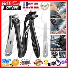 Toenail Clippers Nail Clippers for Seniors Thick Nails - Professional Nail Cl...