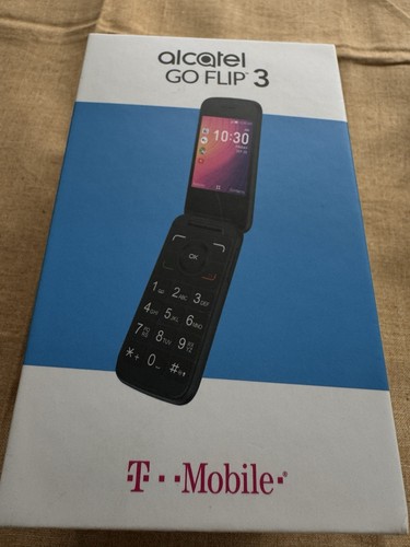 Alcatel Go Flip 3 T-Mobile Tested Works With Box Unlocked.