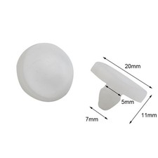 2 Car Stop Lamp Limit Pad Rubber Pin Clips Replacement Accessories For Hyundai