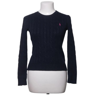 Polo Ralph Lauren, Strickpullover, Größe: XS, Blau, Baumwolle, Einfarbig #EoX