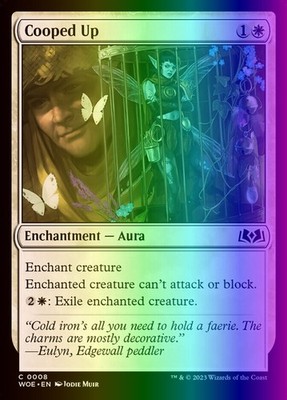 MTG Magic the Gathering Cooped Up (8/515) Wilds of Eldraine LP FOIL
