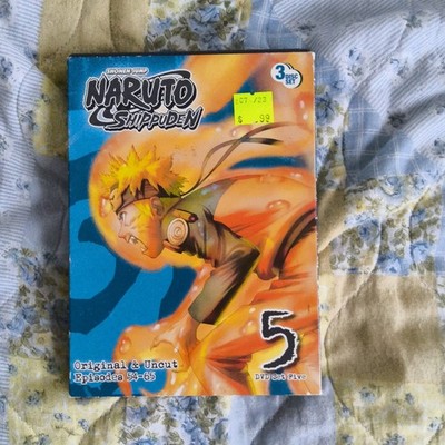 Naruto Shippuden Original & Uncut Season 5 DVD Set Episodes 54-65 Viz Media