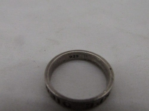 Vintage Sterlingsilber "CARPE DIEM" Bandring Gr. 6 #758 - Bild 9 von 9