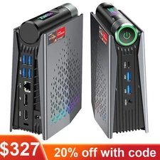 ACEMAGIC S3A Mini Gaming PC AMD Ryzen 7 8745HS 16GB DDR5 512GB SSD Win11 Pro BT