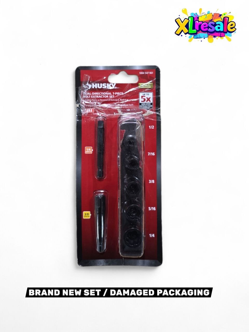 Husky SAE Dual Direction Extraction Set (7-Piece)