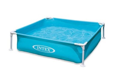 Intex Frame Pool Mini 122x122x30cm Kinder- /Baby-Planschbecken - Blau 342 Liter