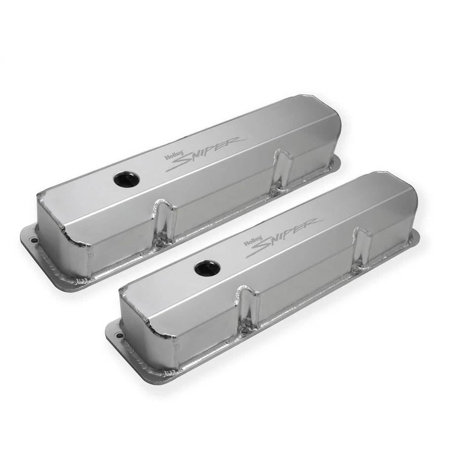 Holley 890001 Juego de 2 cubiertas de válvula para camioneta F150 F250 F350 Country par personalizado Foto 2 de 4