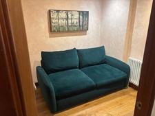 Snug, 3 Seater Sofa, Small Biggie, Forest Green Velvet, Storage Inside!