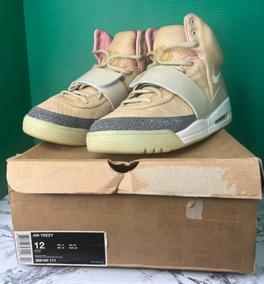 Nike Air Yeezy 1 Net Tan 2009 Kanye West 366164-111 US 12 OG Box VNTG