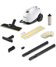 Kärcher SC 3 EasyFix Canister Steam Cleaner, Accessories, Portable, White