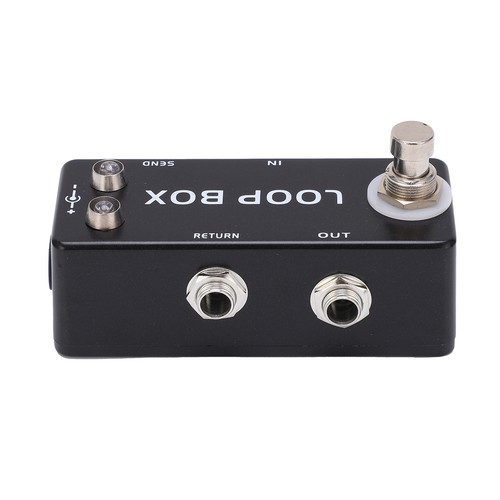 Gitarren-Loop-Effekt Metall schwarz Mini-Pedal True-Bypass-Kanalauswahl für BX5 - Bild 16 von 22