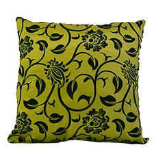 kissenbezug 40x40 grün deko Zier Kissen Hüller Sofa Sitzen Couch Reißverschluss