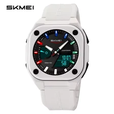 SKMEI 2328 Dual Time Electronic Movement Watch 5 Alarm *UK STOCK FREEPOST FAST*