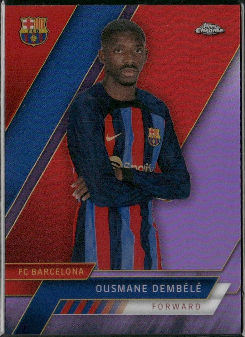 2022-23 Topps Chrome FC Barcelona Ousmane Dembele #24 for sale | eBay