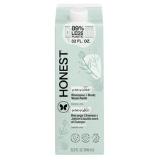 The Honest Company 2-in-1 Cleansing Shampoo Body Wash Fragrance Free New