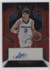 2022-23 Panini Select Rookie Signatures Red Prizm 48/99 Jake LaRavia Auto 0rr4