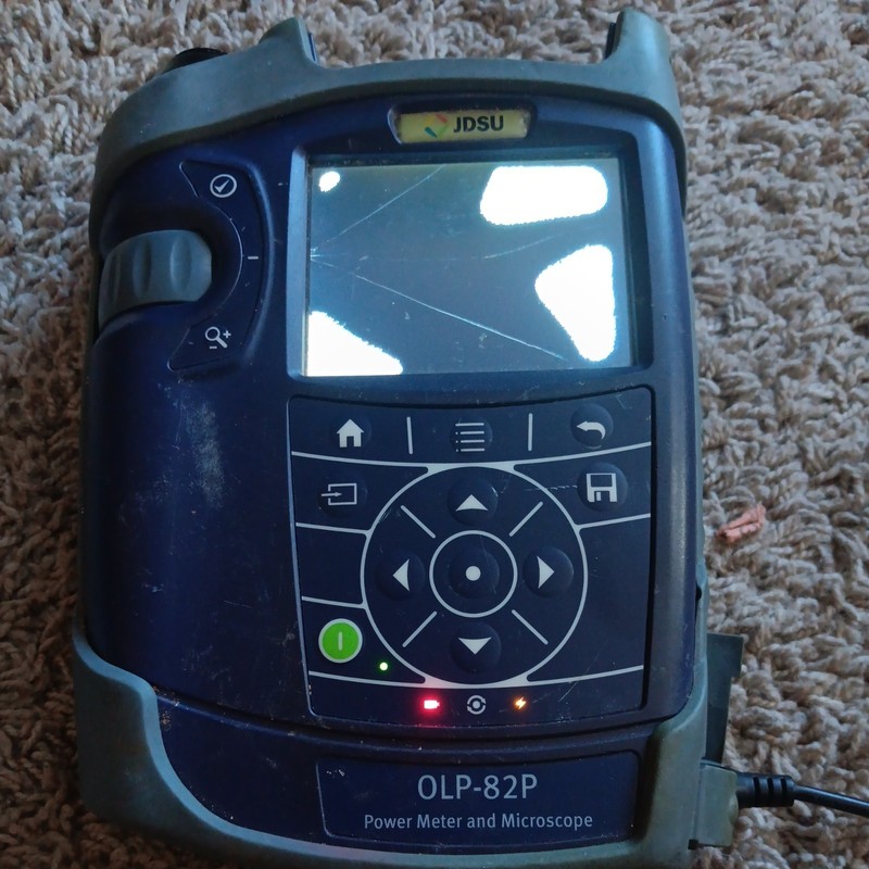 VIAVI OLP-82P Power Meter and Microscope Fiber Meter, for Parts/ Repair