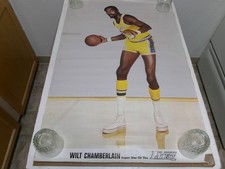 Original NBA Wilt Chamberlain 1969 "Super Star Of The Los Angeles Lakers" Poster