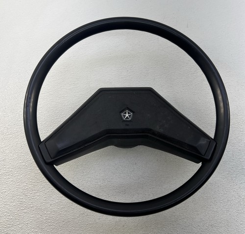 1981-1989 Dodge Ram D-150 Truck Molded Steering Wheel Black Genuine OEM Mopar