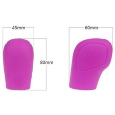 Universal Car Gear Hand Shift Knob Cover Silicone Handbrake Non-slip Protector