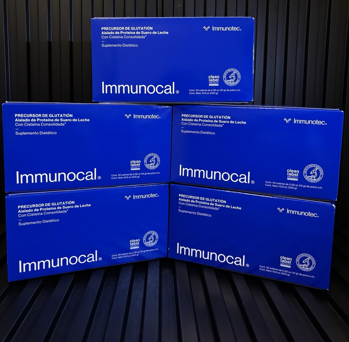 Immunocal Classic Blue 5 Boxes Regular Glutathione Precursor, Immunotec