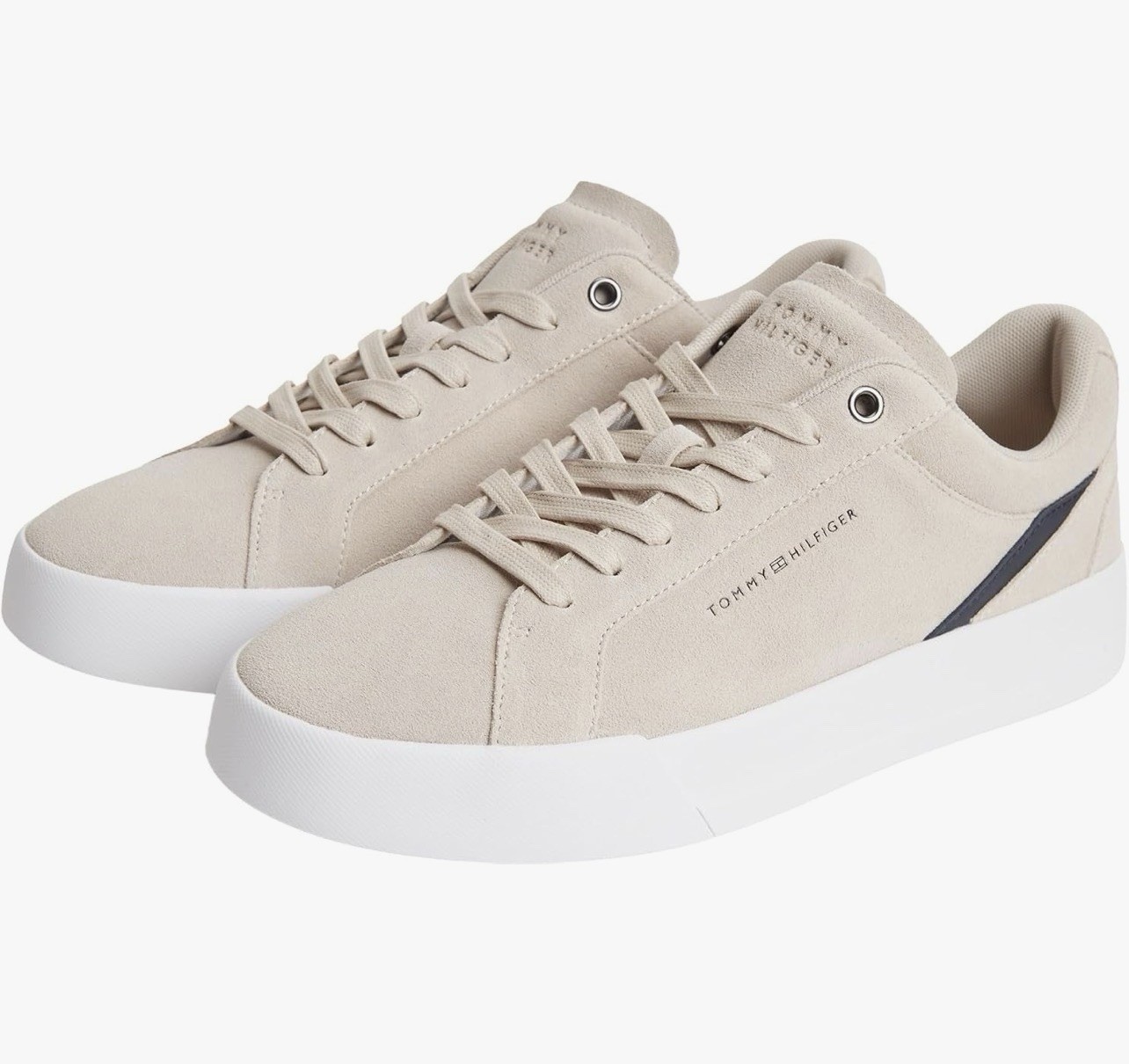 Tommy Hilfiger Men's Th Court Premium Suede Fm0fm05880 Low Top Brand New Size 8