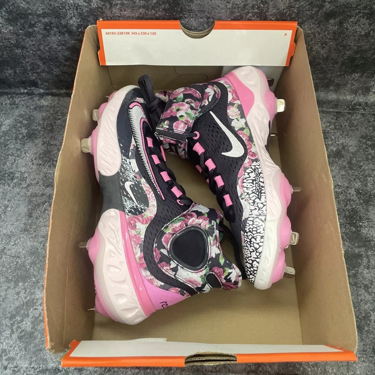 Nike Alpha Huarache Elite 4 Baseball Cleat 2023 Mother's Day