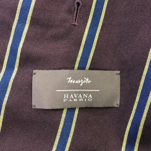 Banana Republic Athletics Blazer Mens 2XL XXL Striped Embroidered Crest NOT $600 - Picture 10 of 17