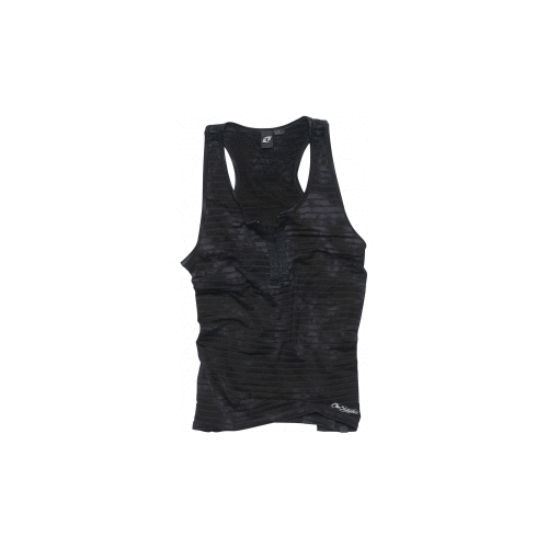 T-SHIRT CANOTTA ONE INDUSTRIES DONNA BONKERS MAGLIETTA NERA motocross mx - Foto 2 di 3