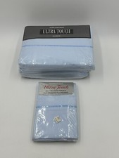Stevens Ultra Touch Bed Sheets Full Size Set Sky Blue With 2 Extra Pillow Case