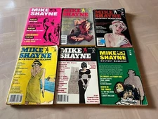 Lot of 6 Vtg Mike Shayne Pulp Fiction Paperbacks Brett Halliday 60's 70's 80's